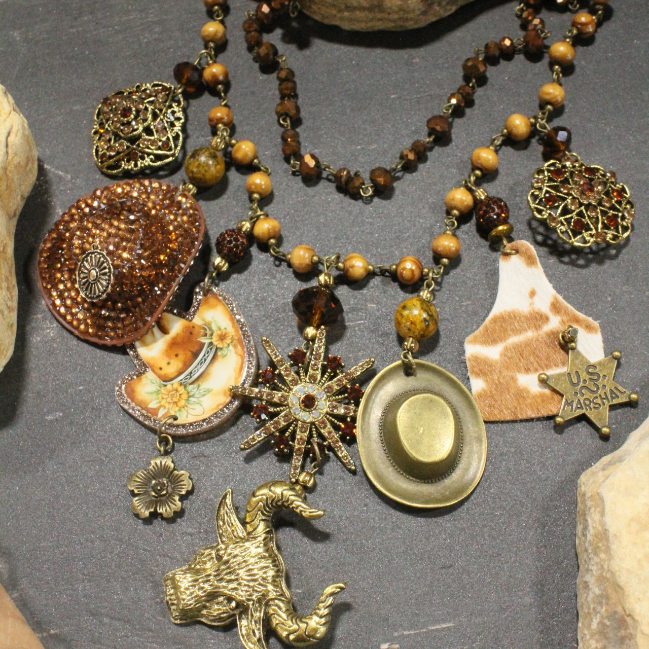 How The West Was Won Charm'd Necklace