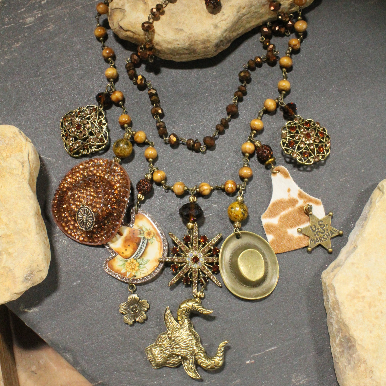 How The West Was Won Charm'd Necklace
