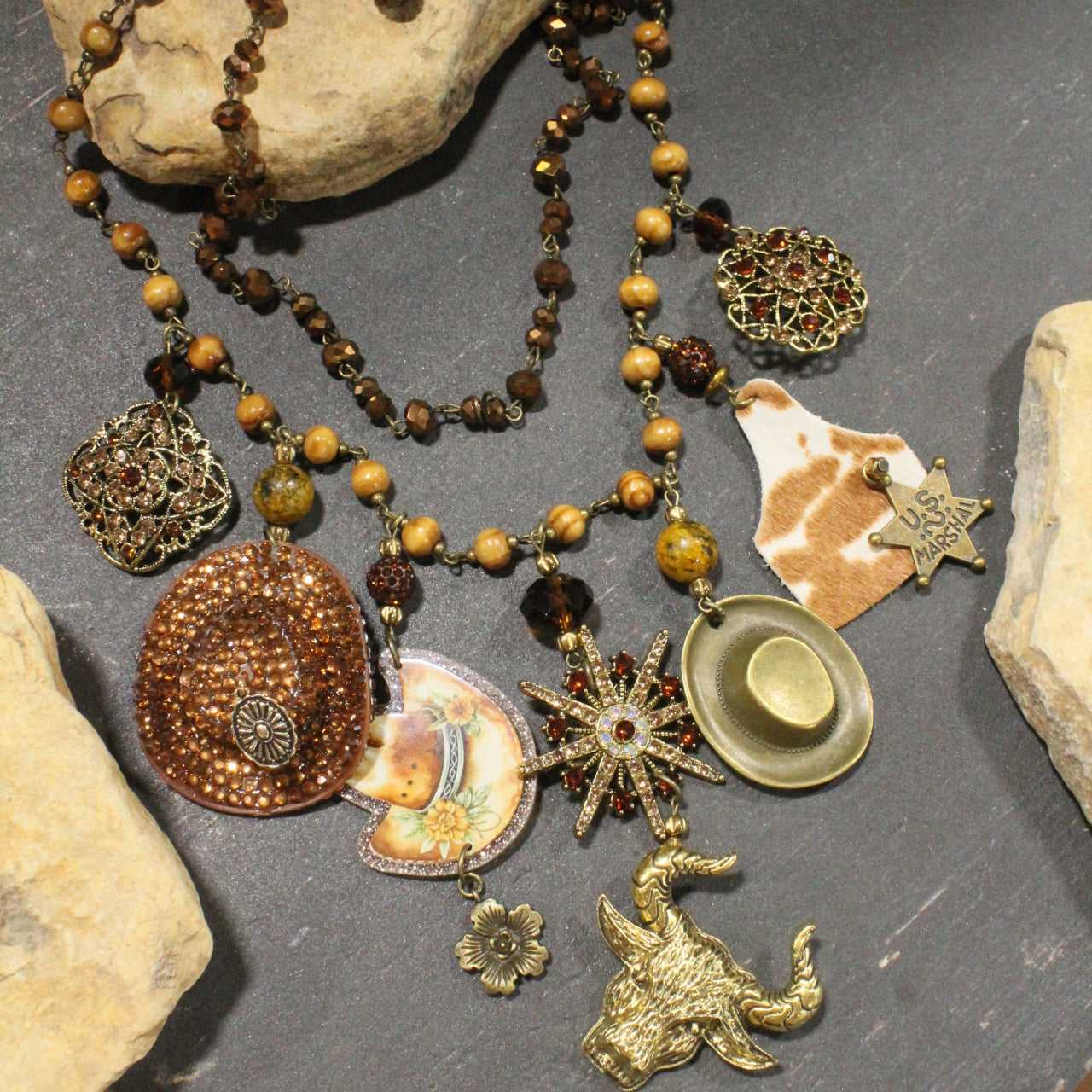 How The West Was Won Charm'd Necklace