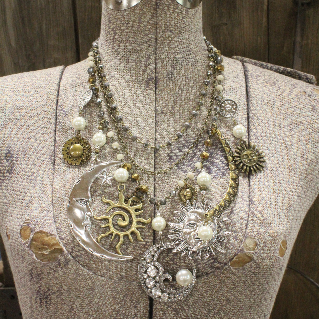 I See The Moon Charm'd Necklace