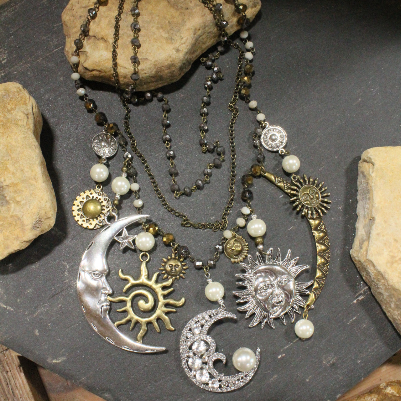 I See The Moon Charm'd Necklace