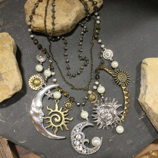 I See The Moon Charm'd Necklace