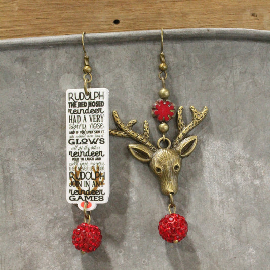Rudolph & Friends Dangle Earrings
