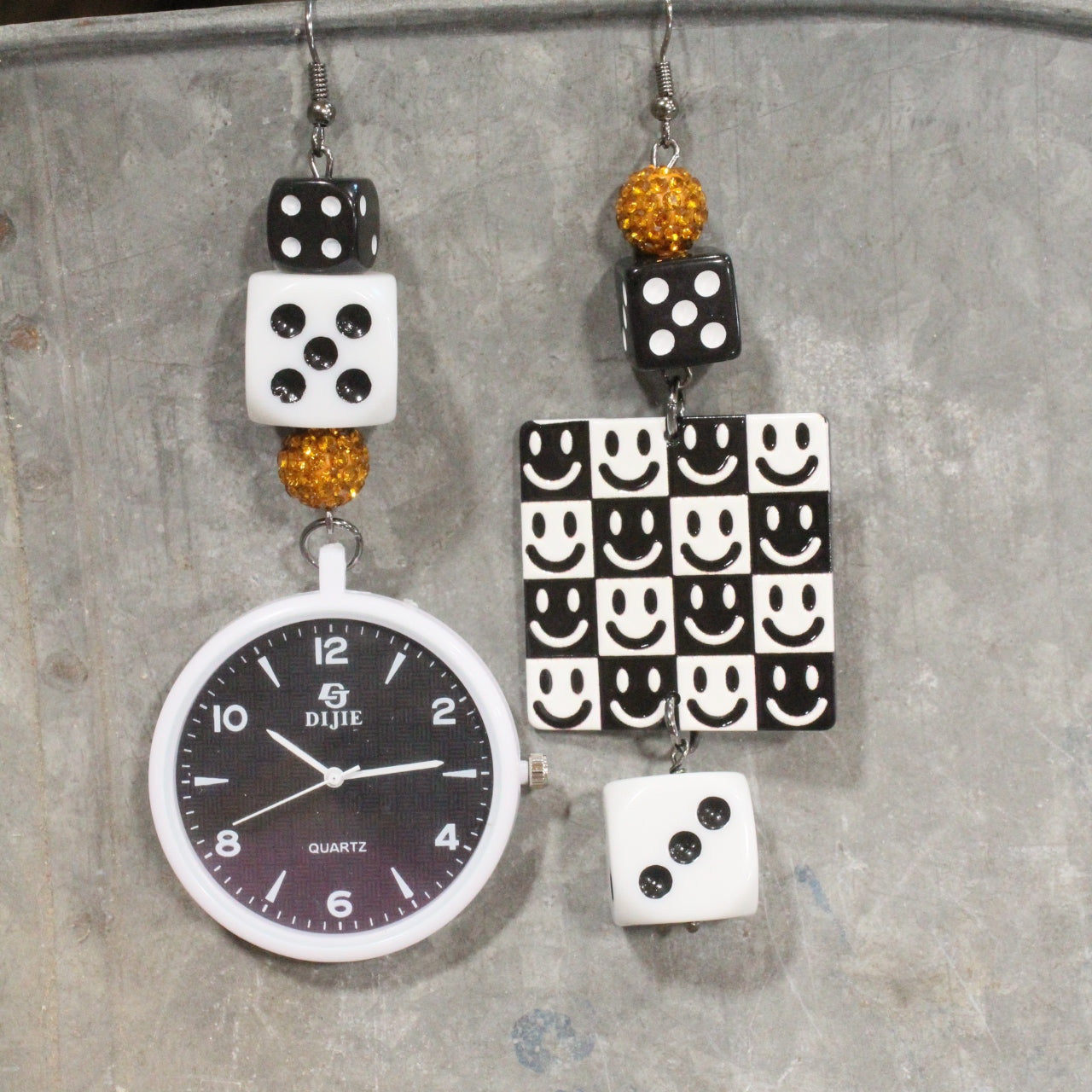 Take Time To Smile Dangle Earrings
