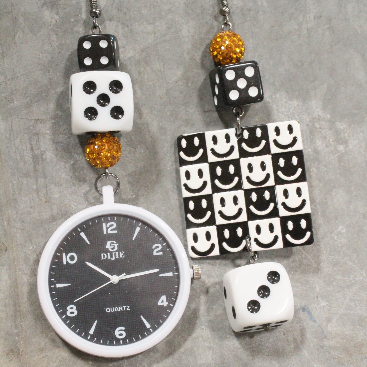 Take Time To Smile Dangle Earrings