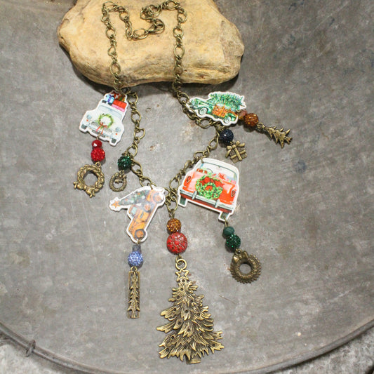 Tree Farm Shopping Charm'd Necklace