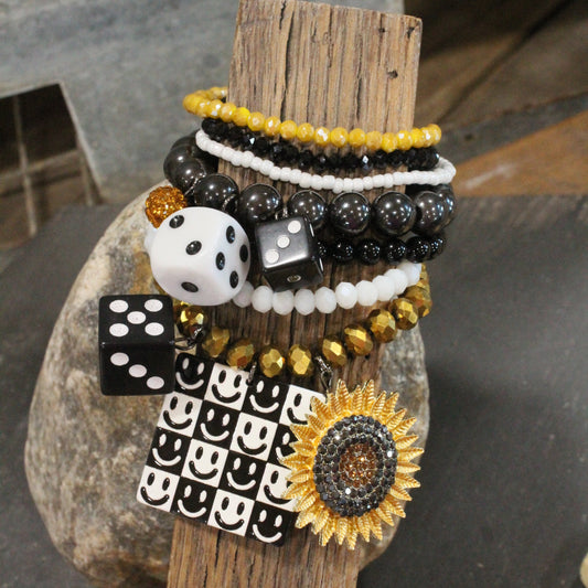 Take Time To Smile Charm'd Bracelet Set