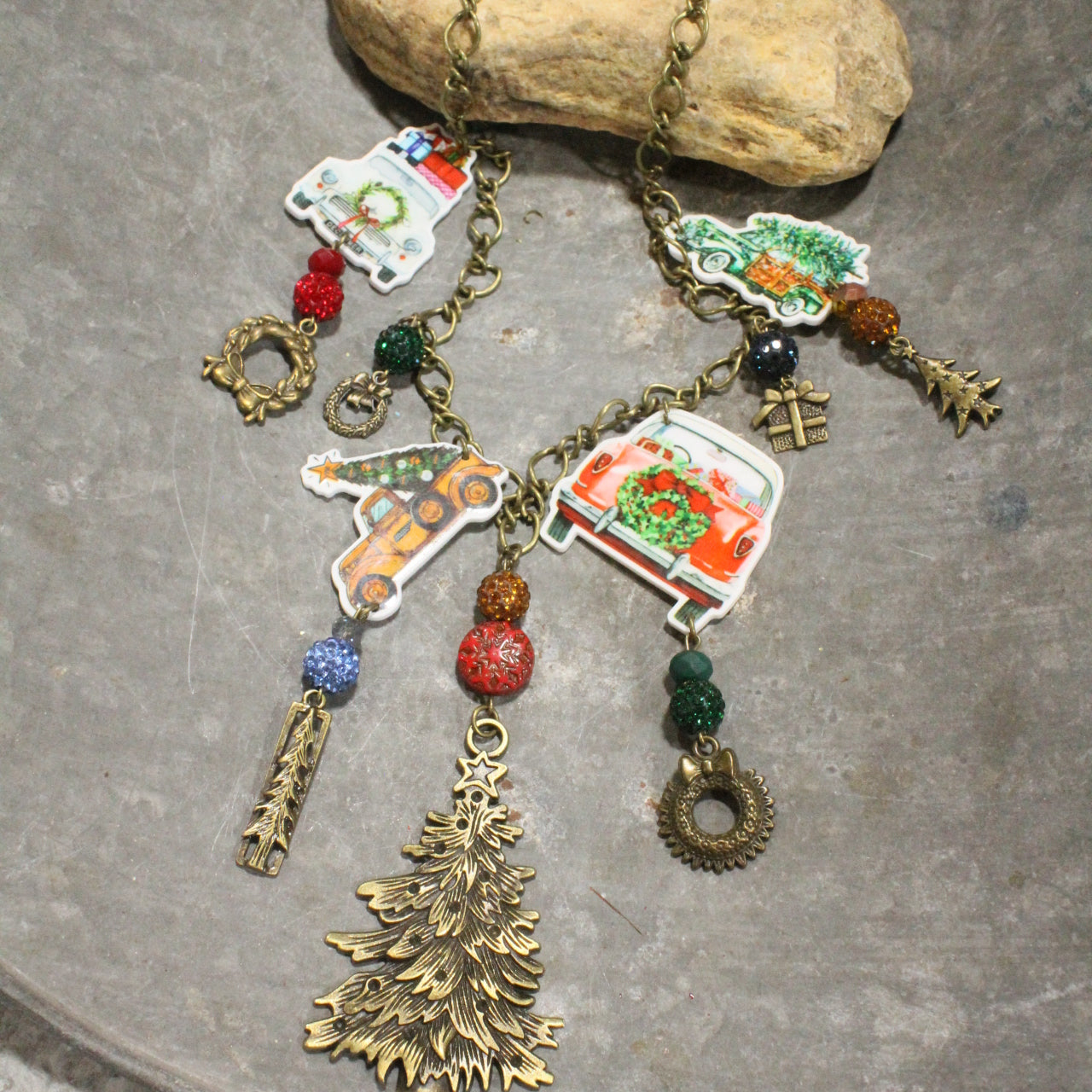 Tree Farm Shopping Charm'd Necklace
