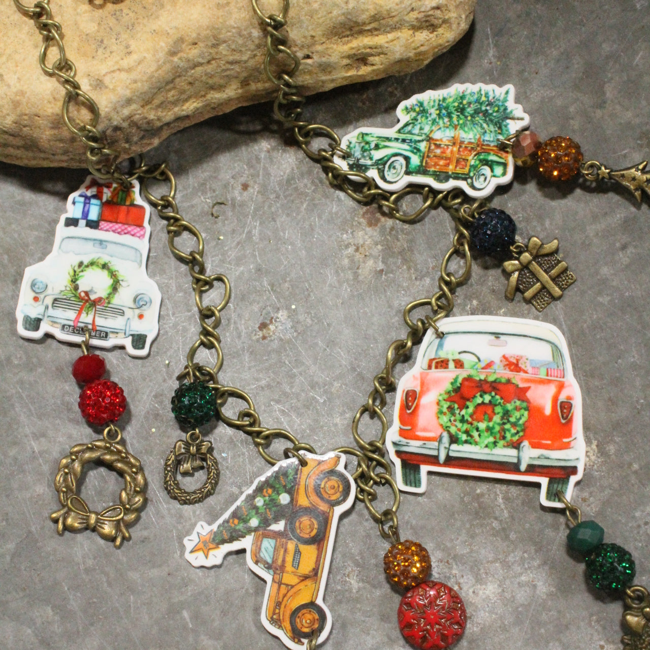 Tree Farm Shopping Charm'd Necklace