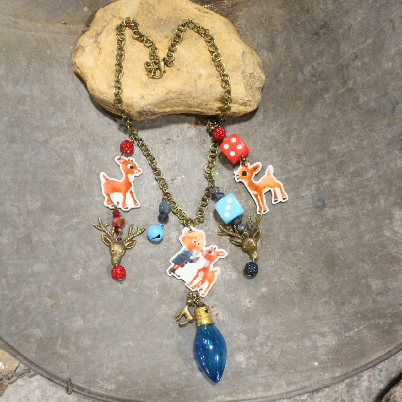 Rudolph & Friends Charm'd Necklace
