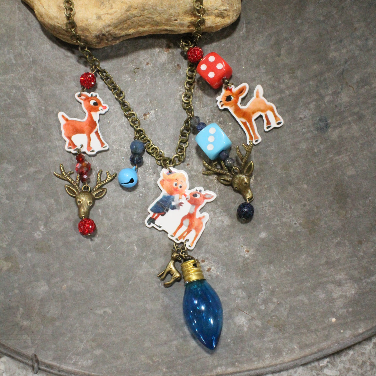 Rudolph & Friends Charm'd Necklace