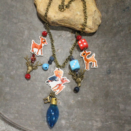 Rudolph & Friends Charm'd Necklace