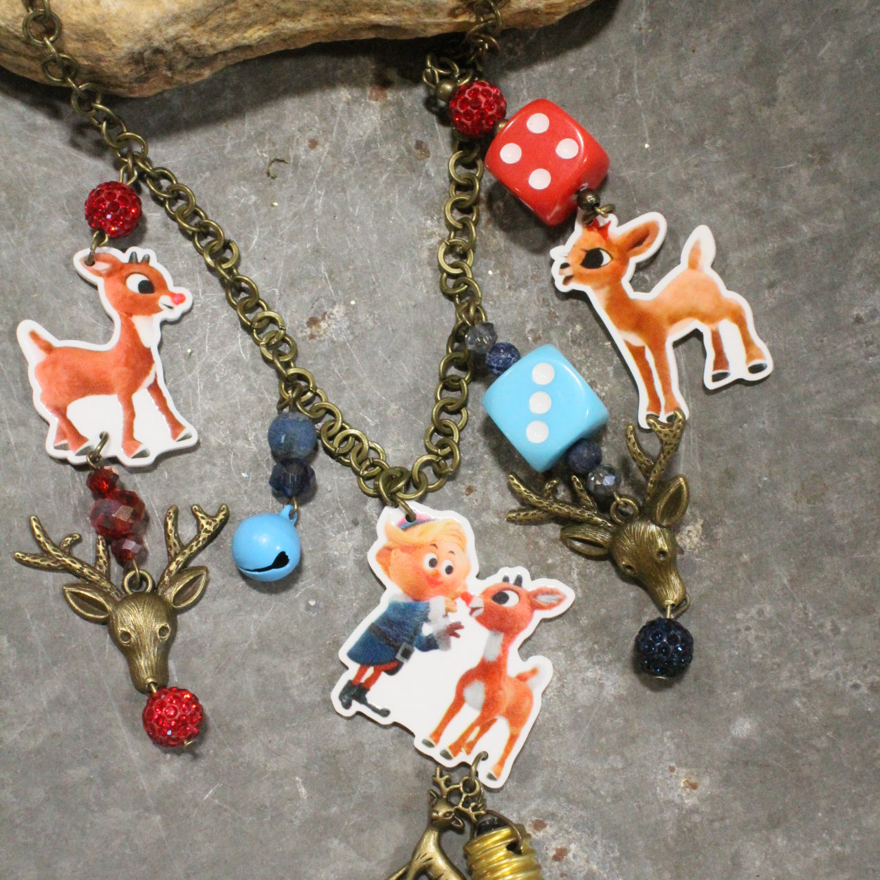 Rudolph & Friends Charm'd Necklace