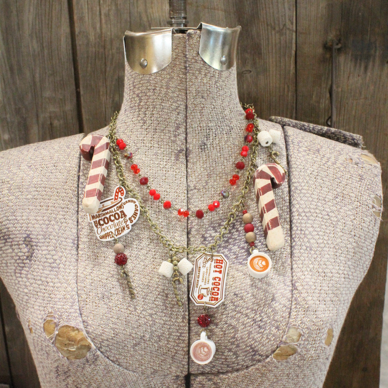 Hot Cocoa Time Of Year Layered Necklace