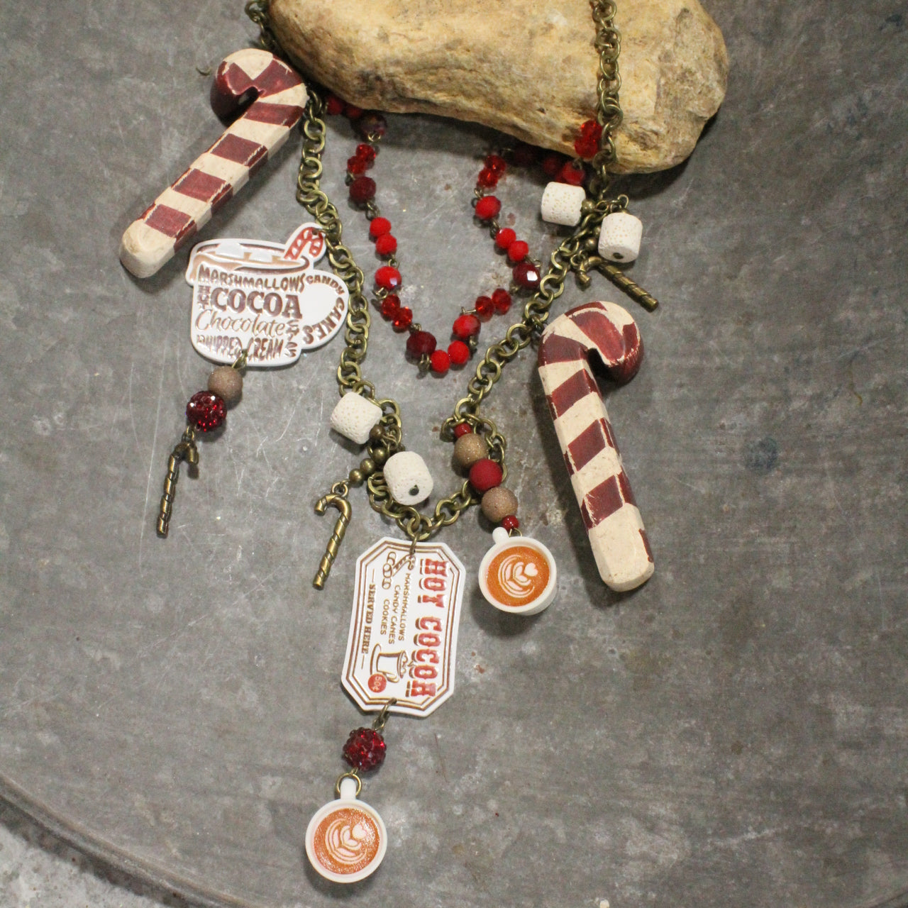 Hot Cocoa Time Of Year Layered Necklace