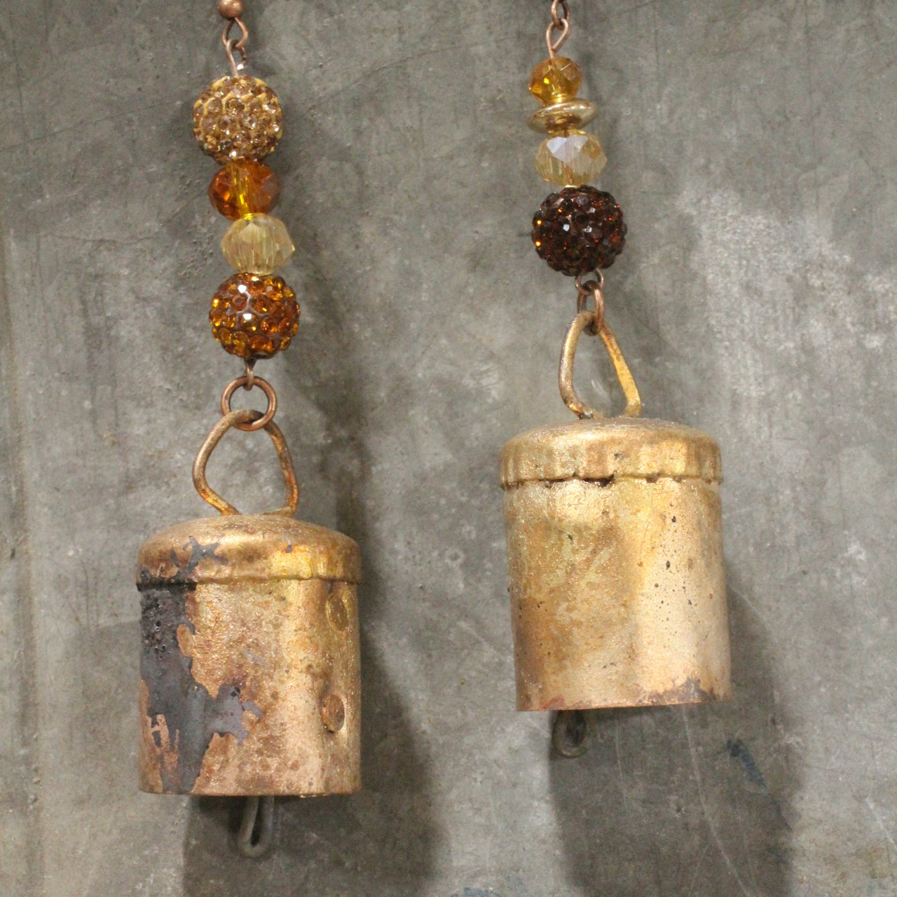 Vintage Bells Ringing Dangle Drop Earrings