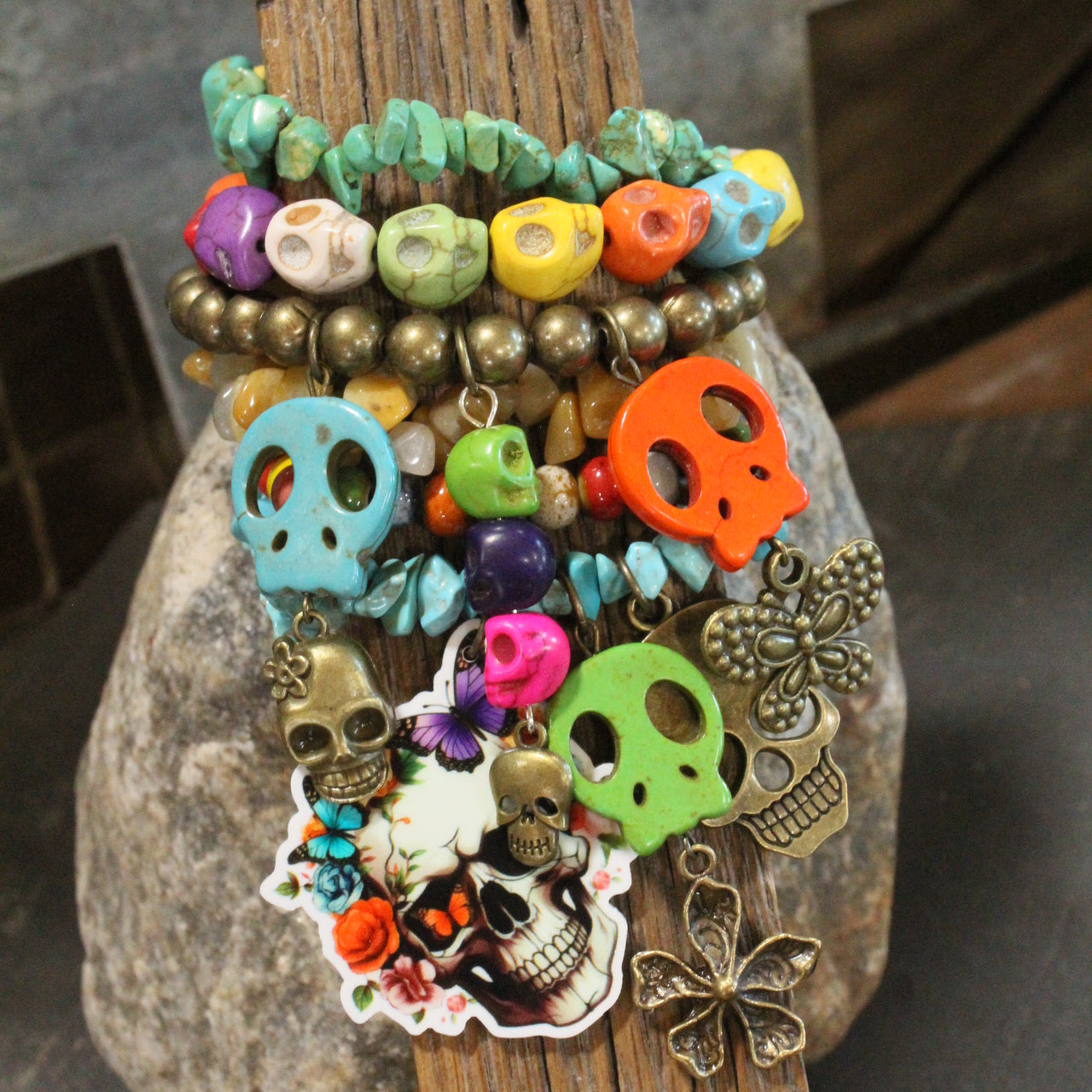 Sorta Spooky Charm'd Bracelet Set