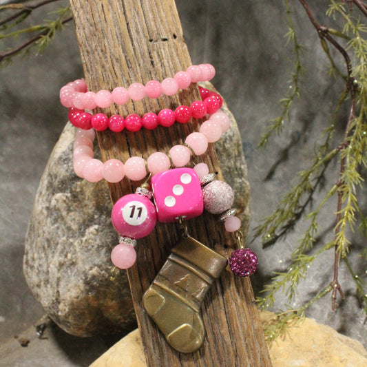 The Stockings Were Hung Bracelet Set
