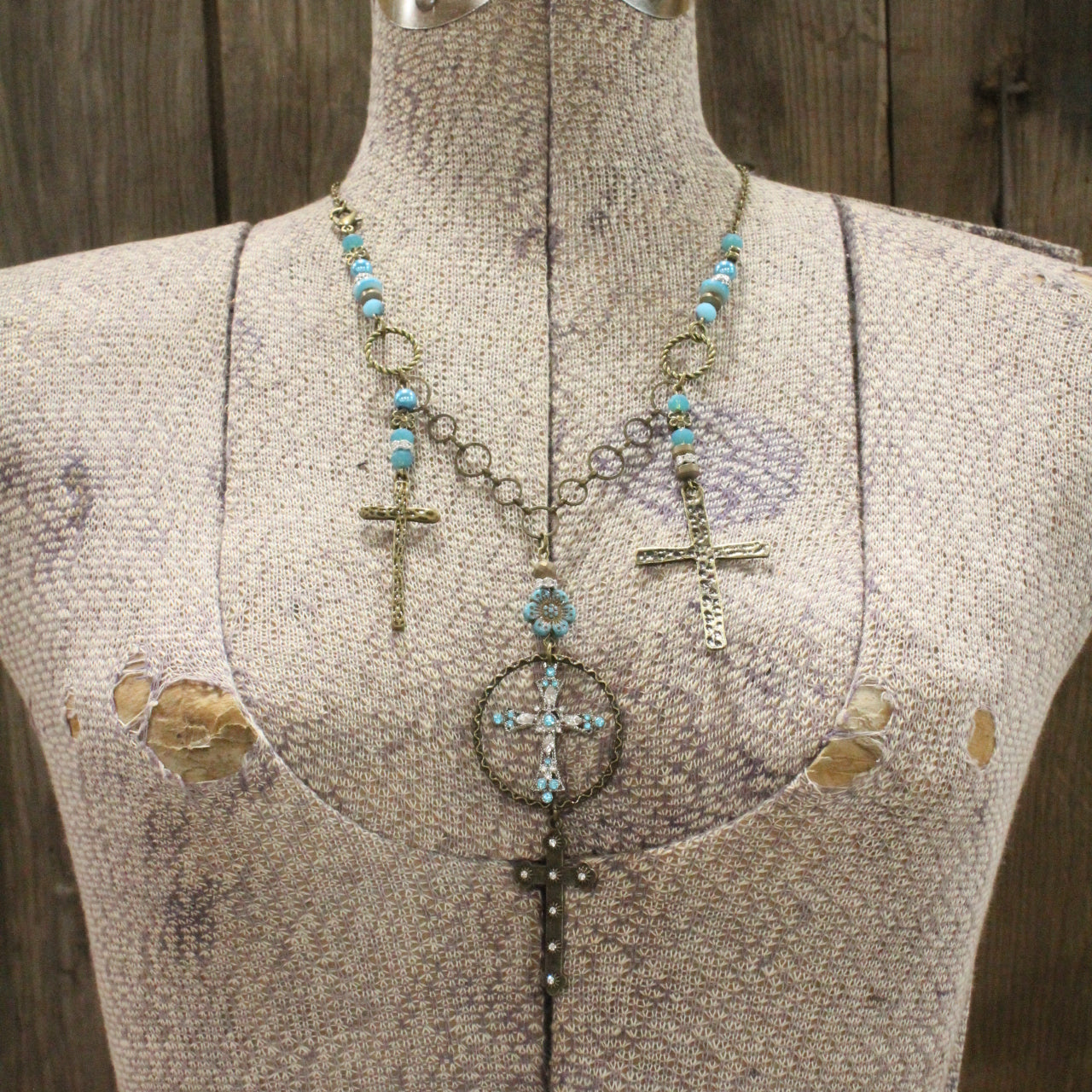 The Almighty Cross Charm'd Necklace