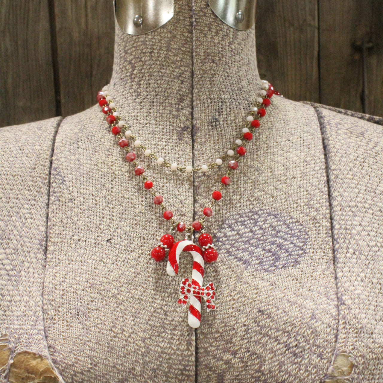 Candy Cane Lane Layered Necklace