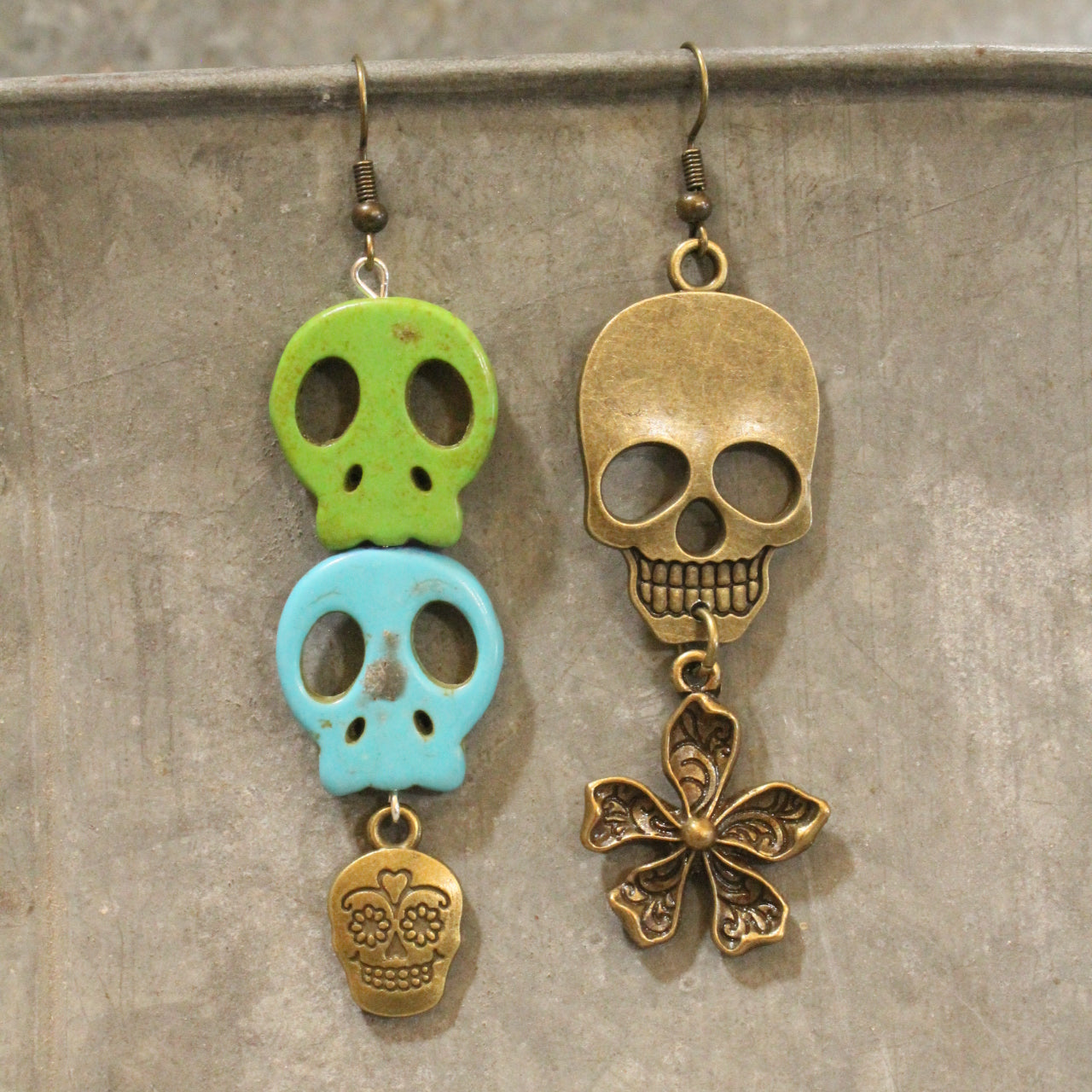Sorta Spooky Dangle Earrings