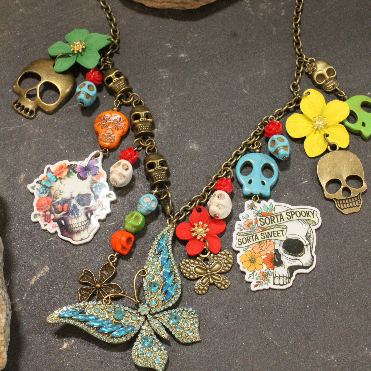 Sorta Spooky Charm'd Necklace