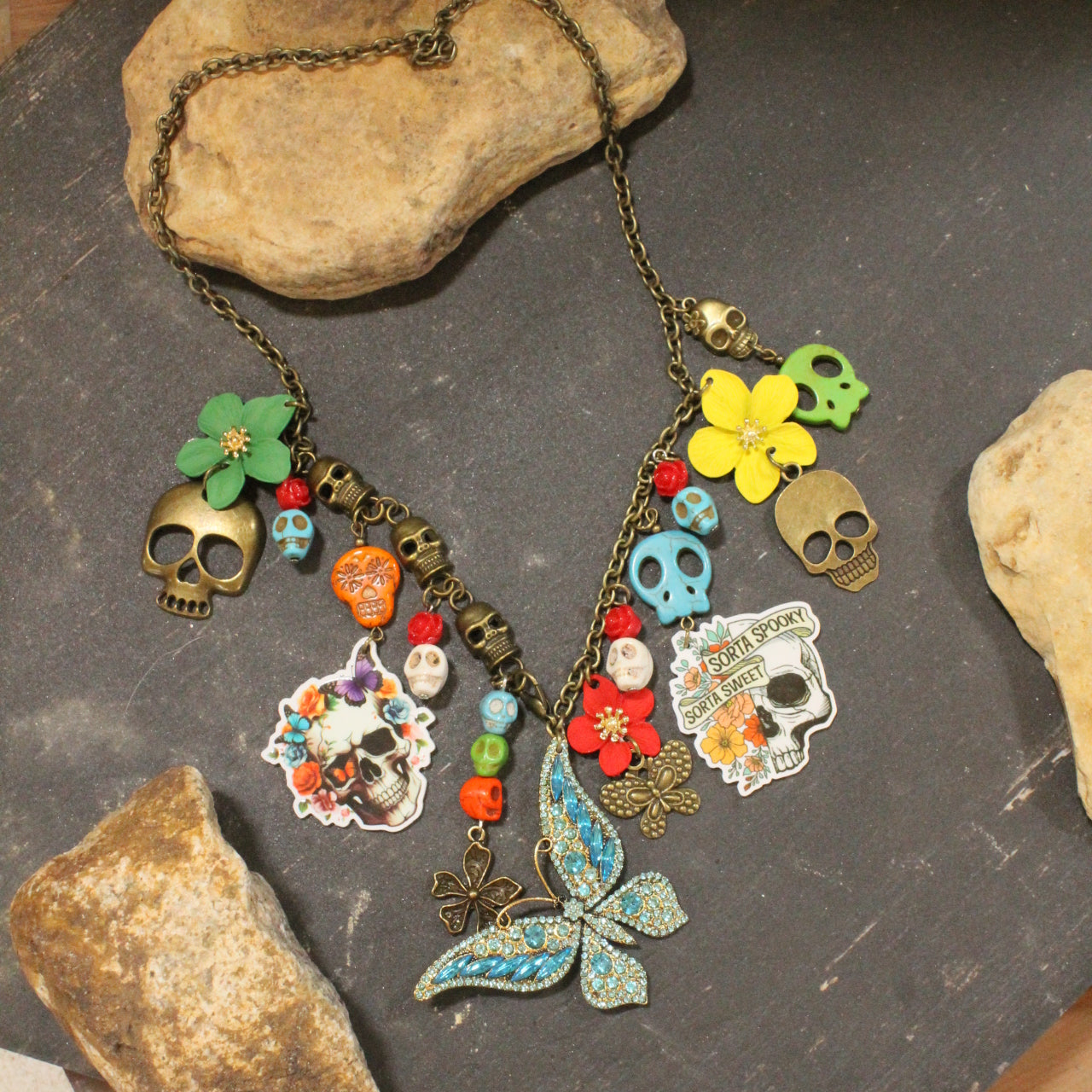 Sorta Spooky Charm'd Necklace