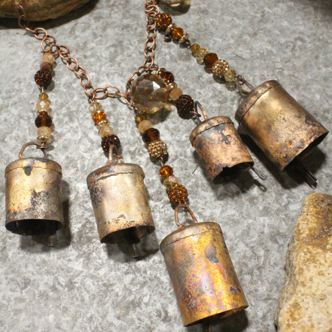 Vintage Bells Ringing Charm'd Necklace