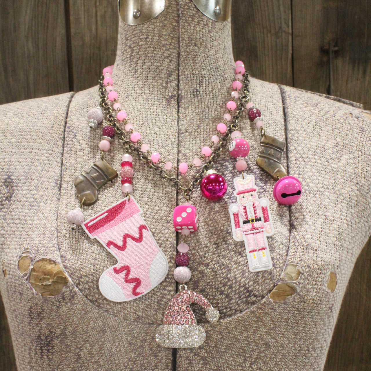 The Stockings Were Hung Layered Necklace