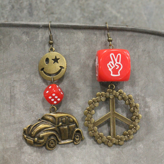 Nostalgic Penny Charm'd Dangle Earrings