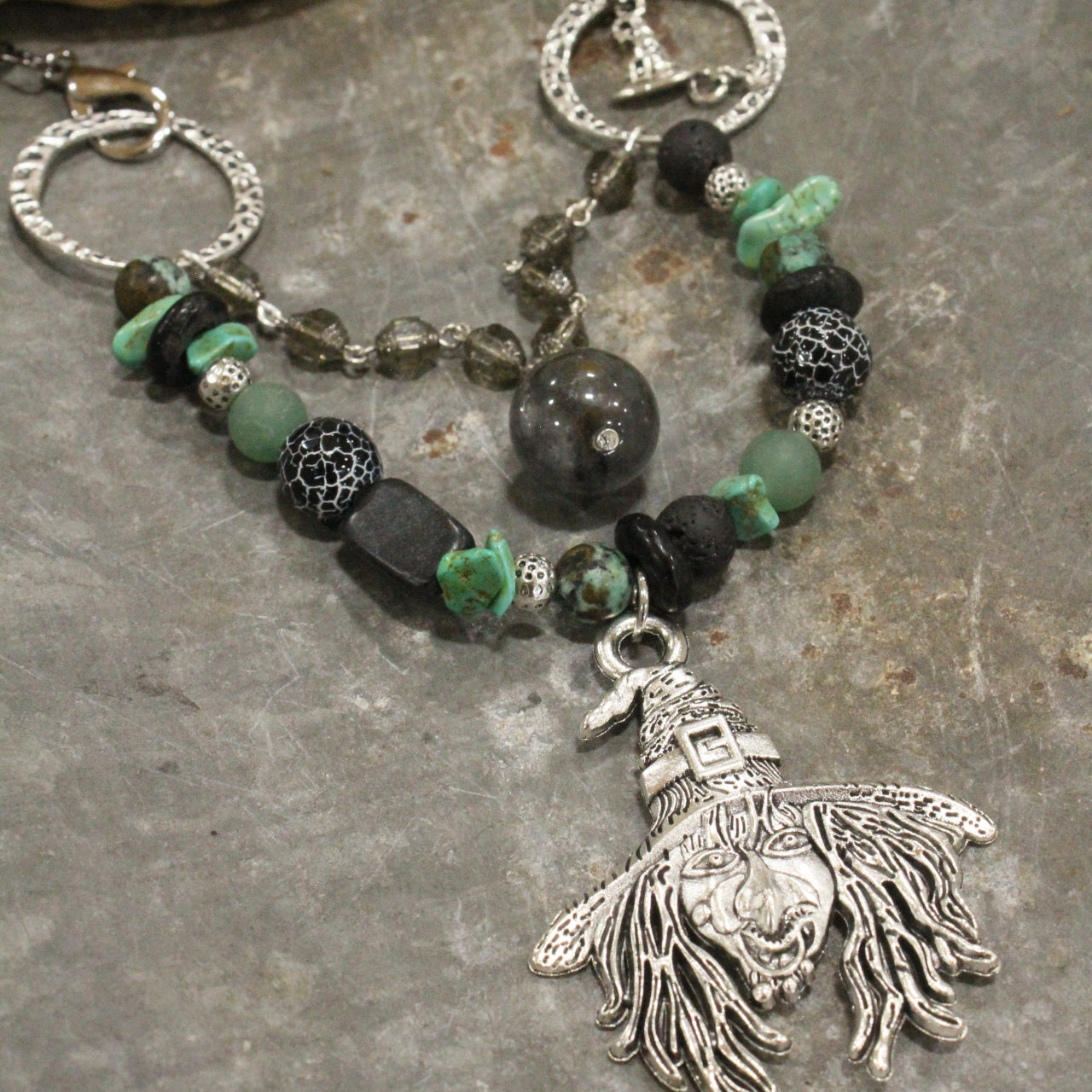 A Witch & Her Hat Layered Necklace