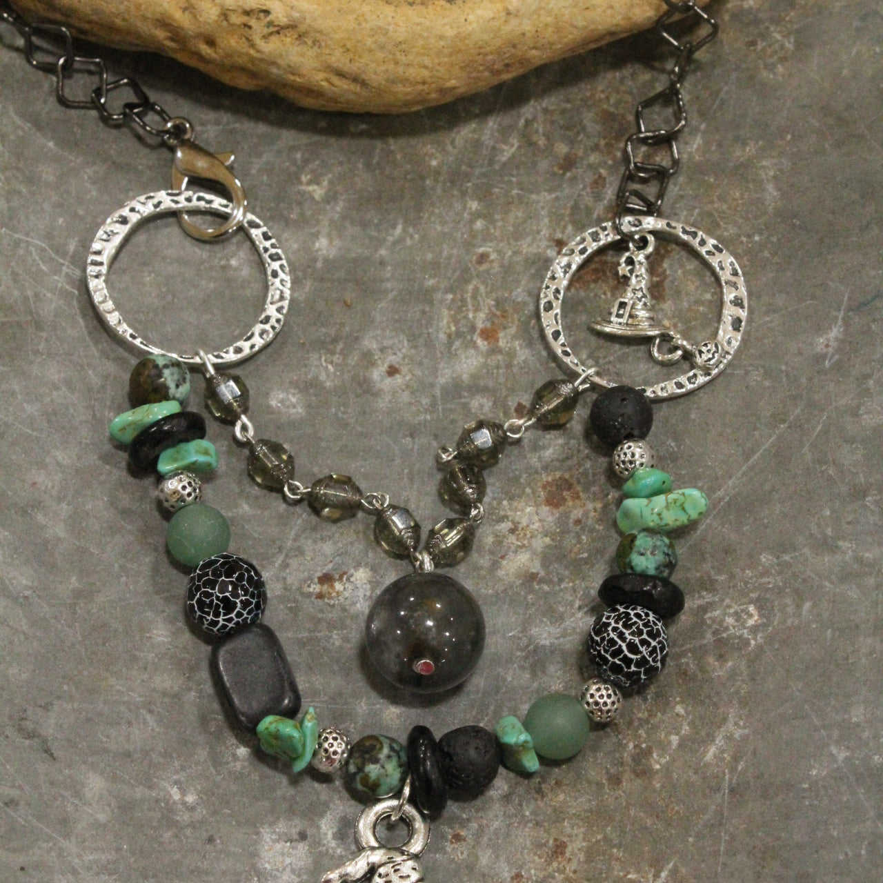 A Witch & Her Hat Layered Necklace