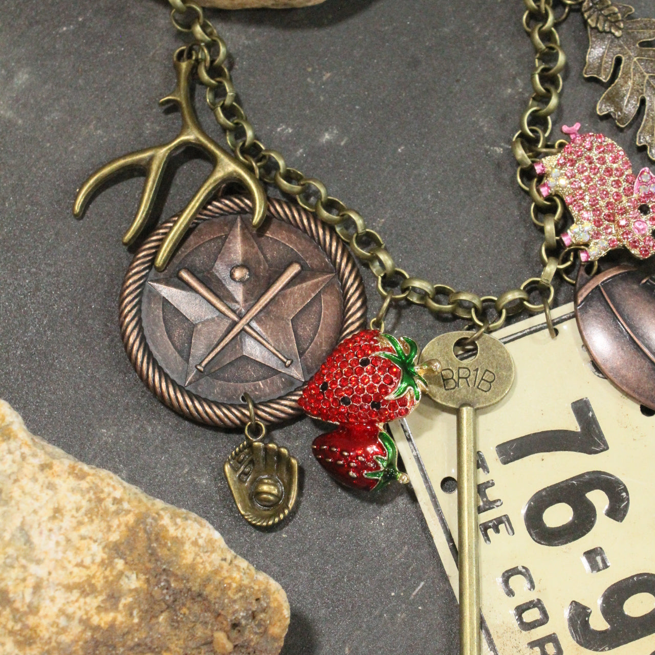 Travel Time In Iowa Layered Necklace