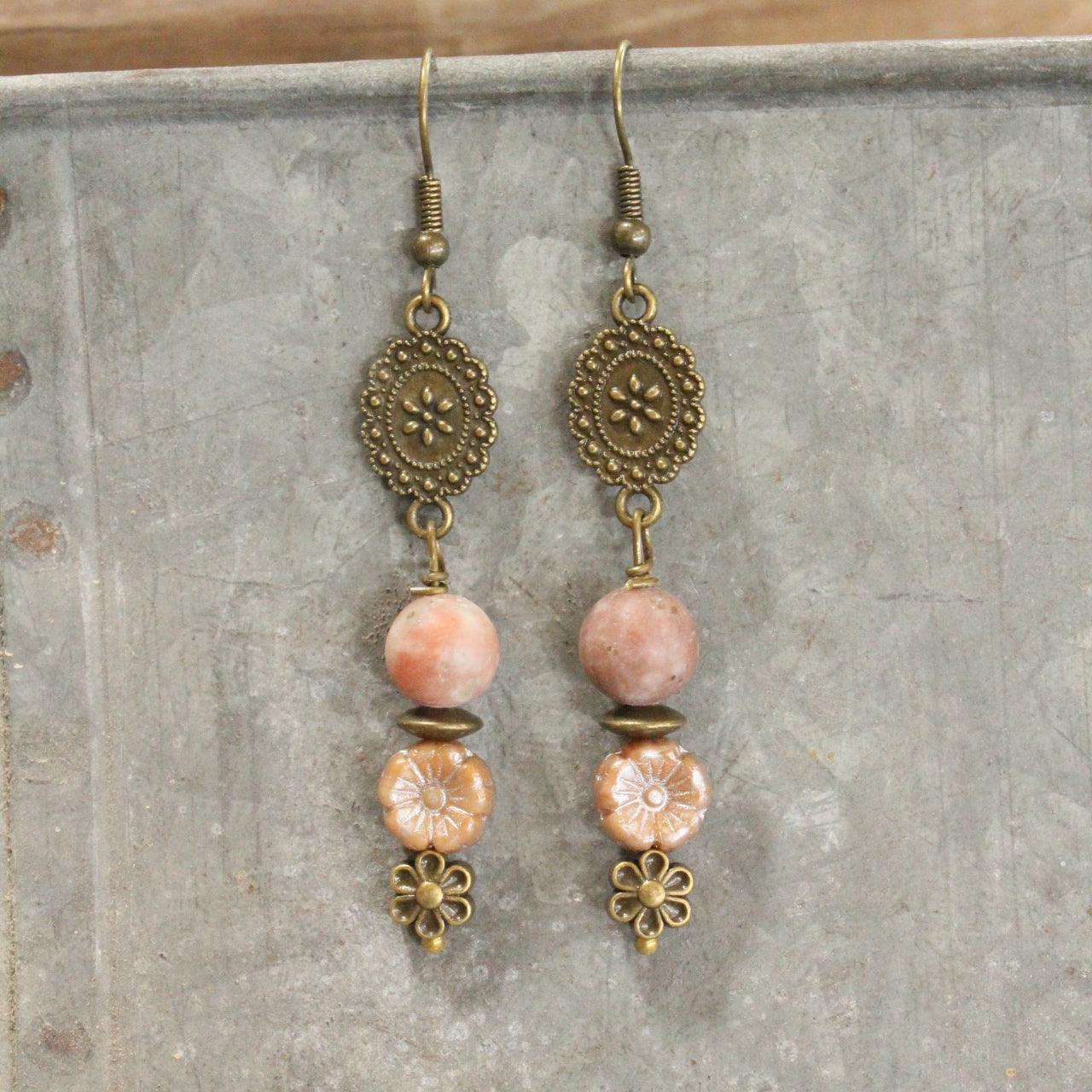 CZECH Me Out Elite Blushing Pink Dangle Earrings