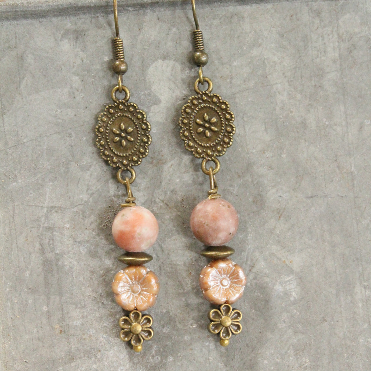 CZECH Me Out Elite Blushing Pink Dangle Earrings