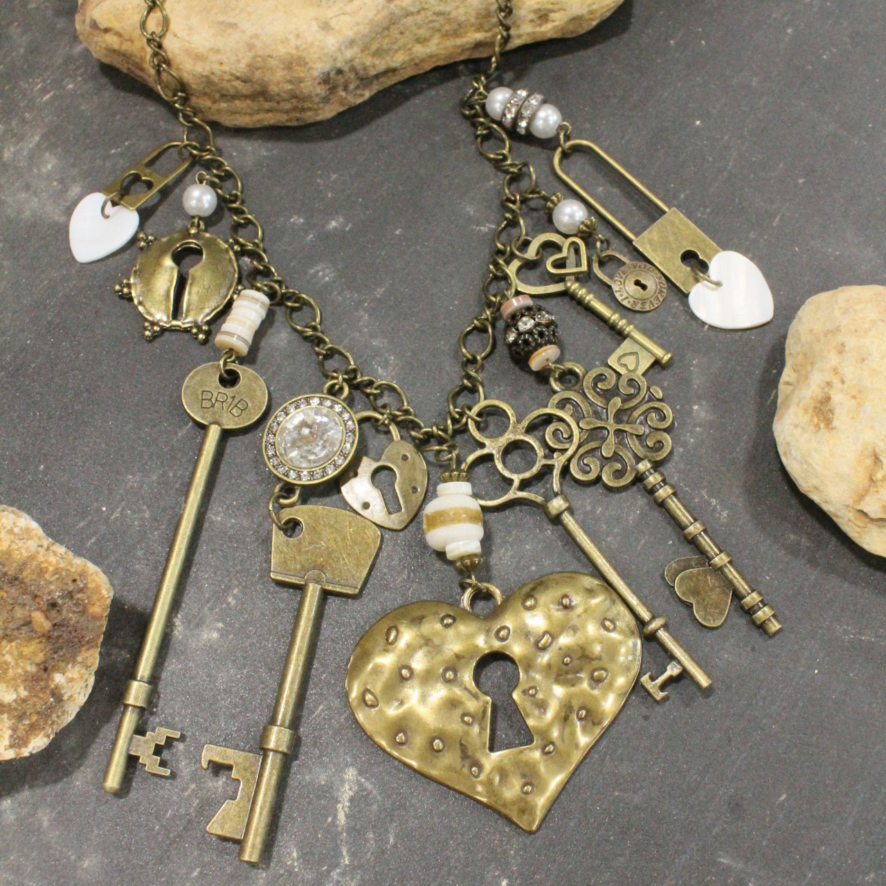 Key To My Heart Charm'd Necklace