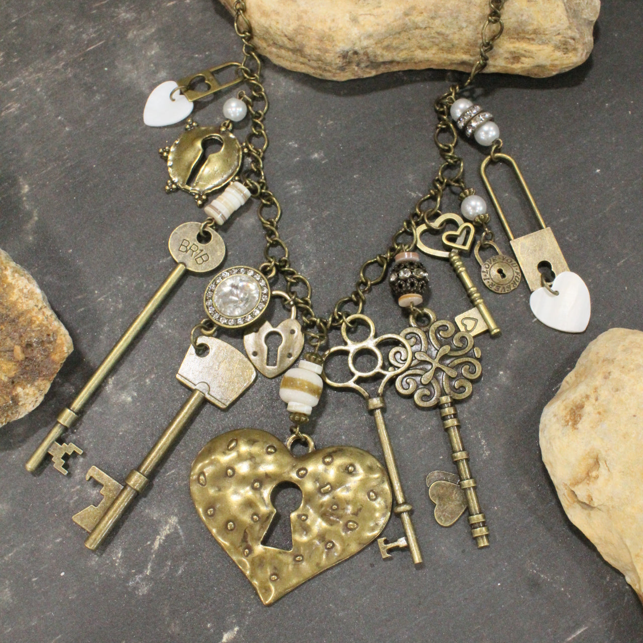Key To My Heart Charm'd Necklace