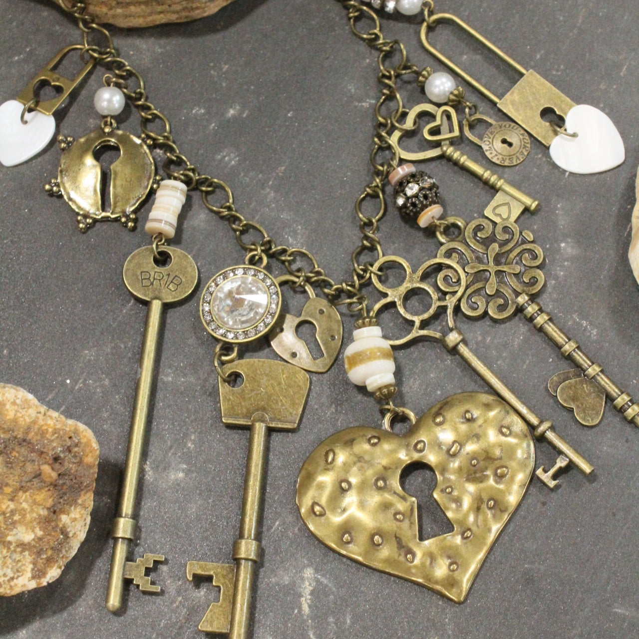Key To My Heart Charm'd Necklace