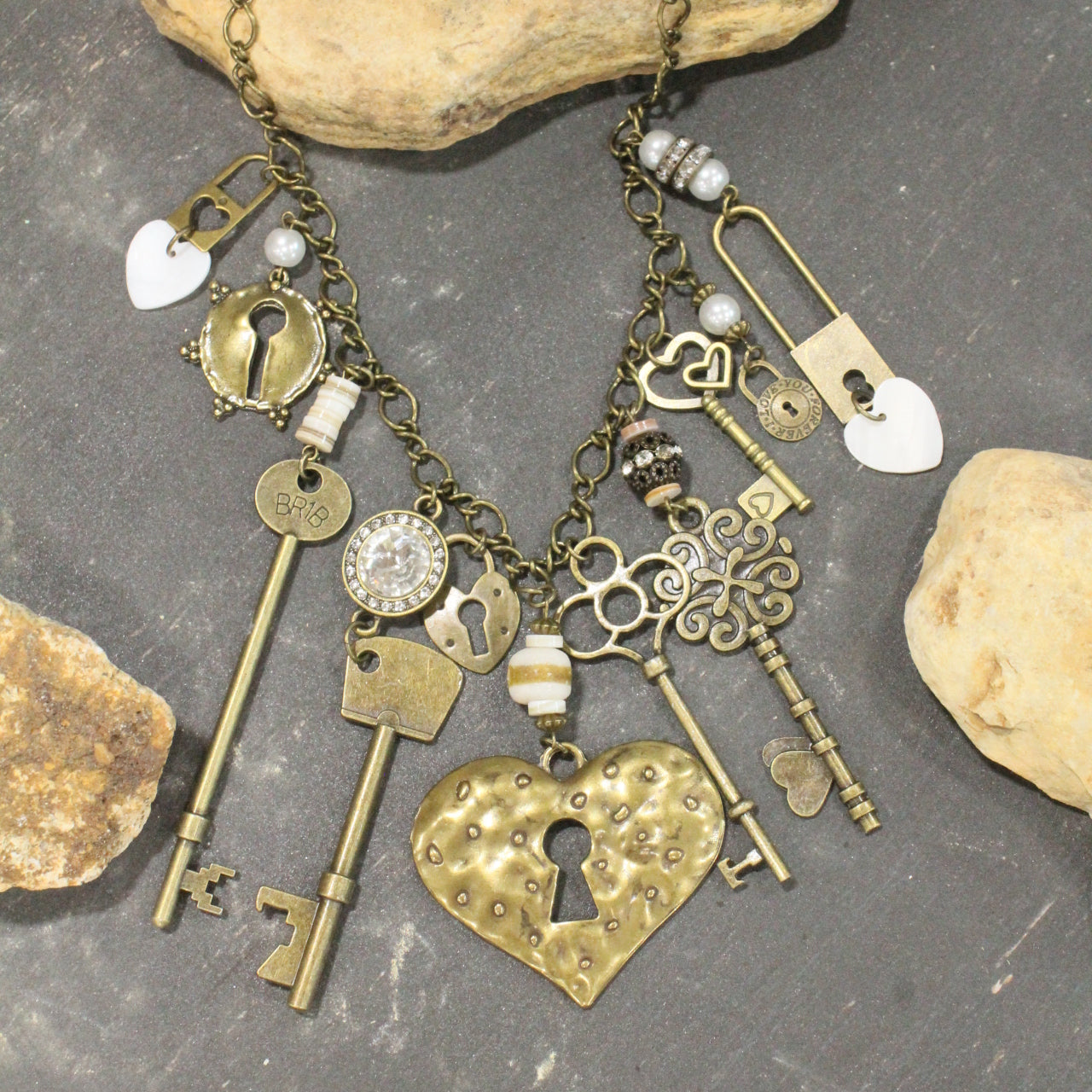 Key To My Heart Charm'd Necklace