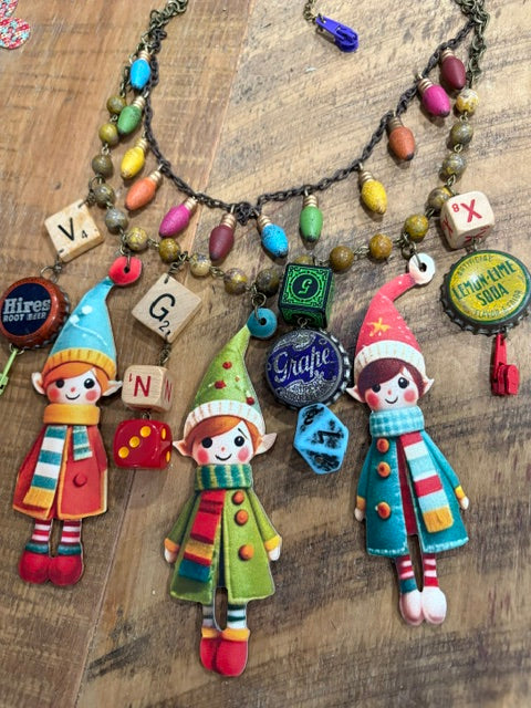PRE-Order Hanging The Lights Elf Style Charm'd Necklace