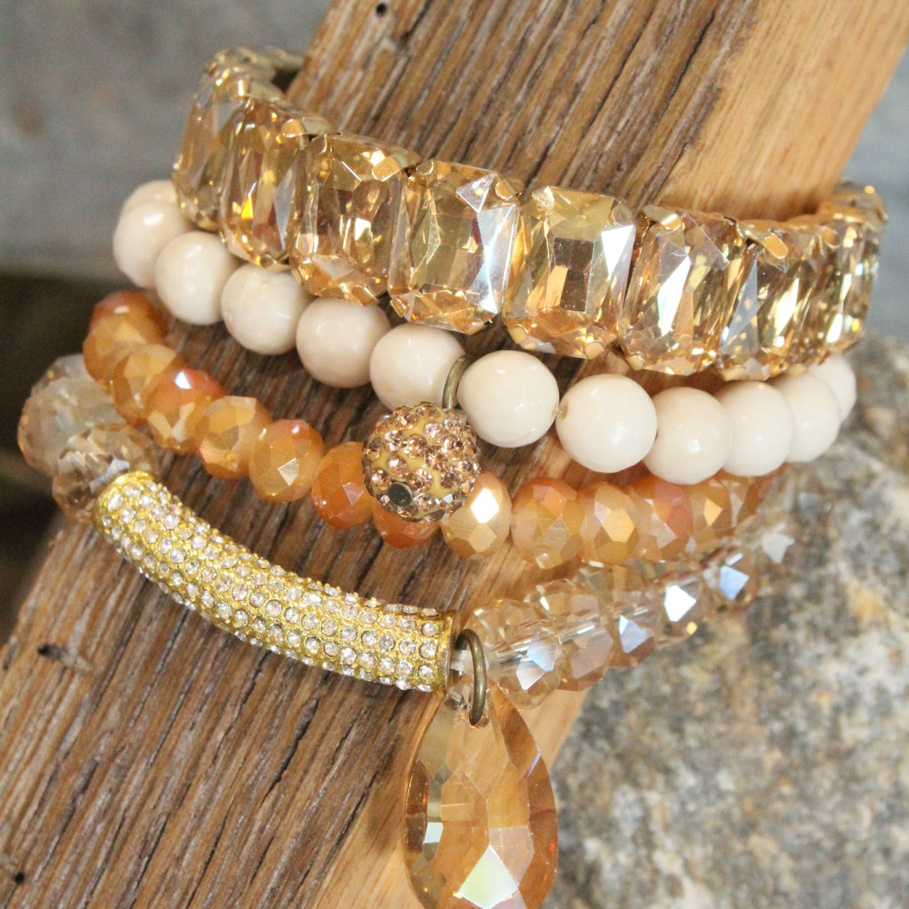 Rich & Golden Bracelet Set