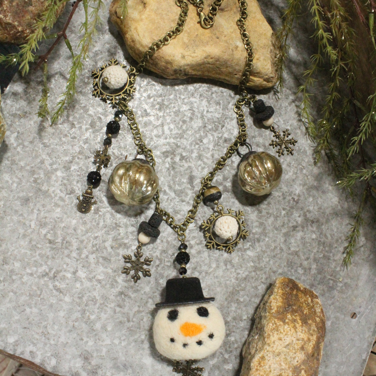 Meet Mr. Chilly Snowflake Necklace