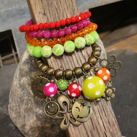Just Say Cheese Bracelet Set