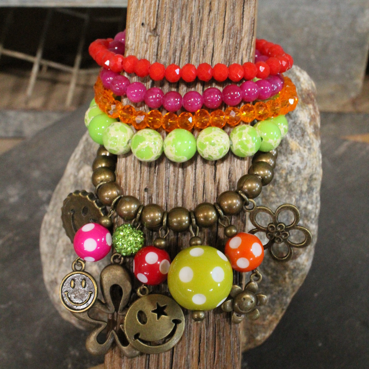 Just Say Cheese Bracelet Set