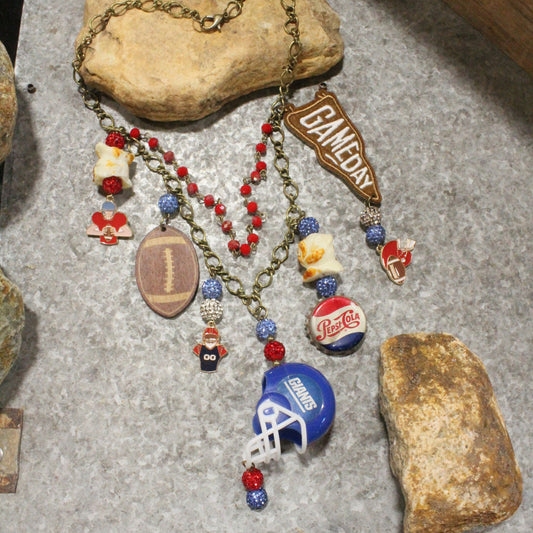Gameday W/ the New York Giants Charm'd Necklace