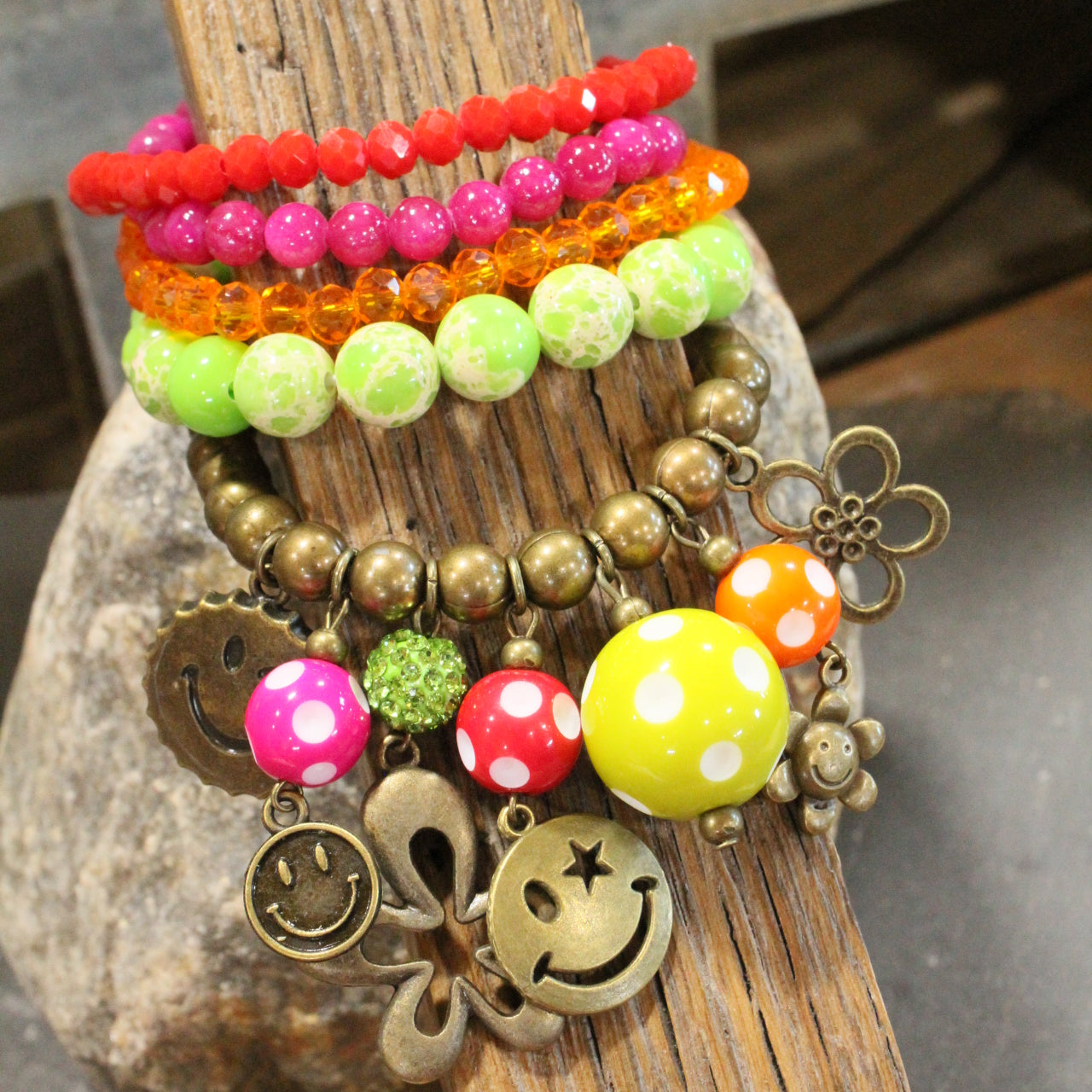Just Say Cheese Bracelet Set