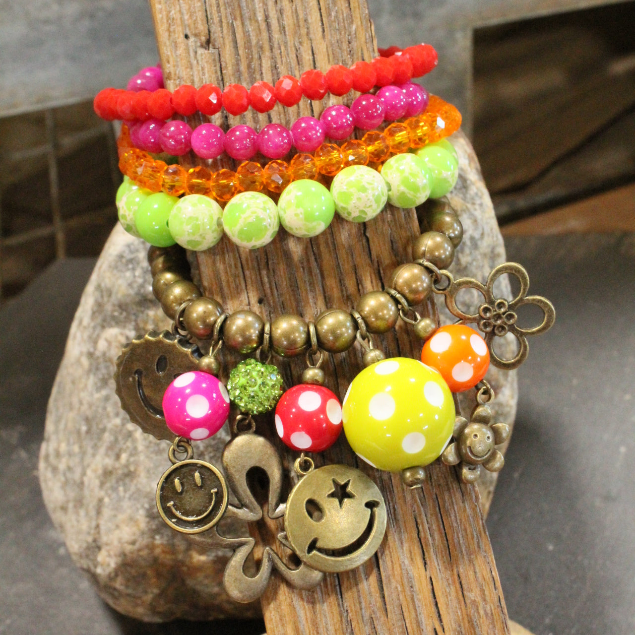 Just Say Cheese Bracelet Set