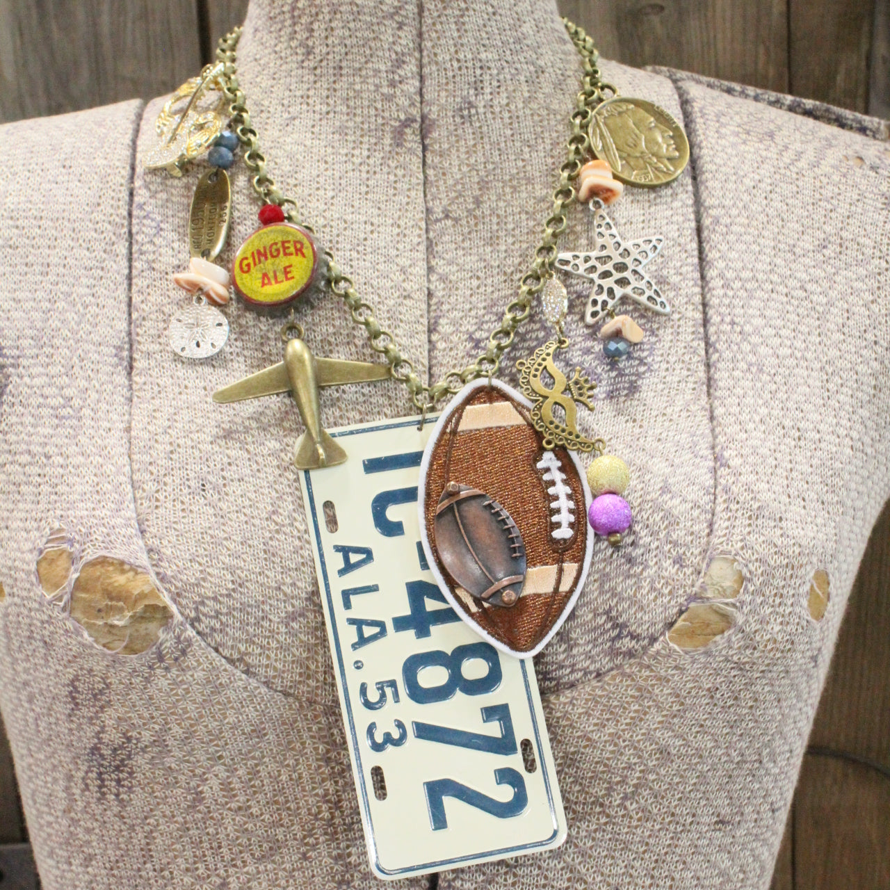 Travel Time In Alabama Layered Necklace