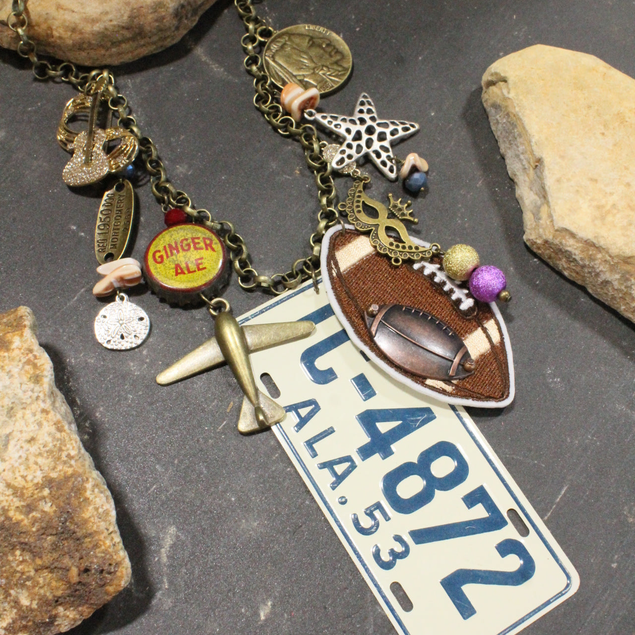 Travel Time In Alabama Layered Necklace
