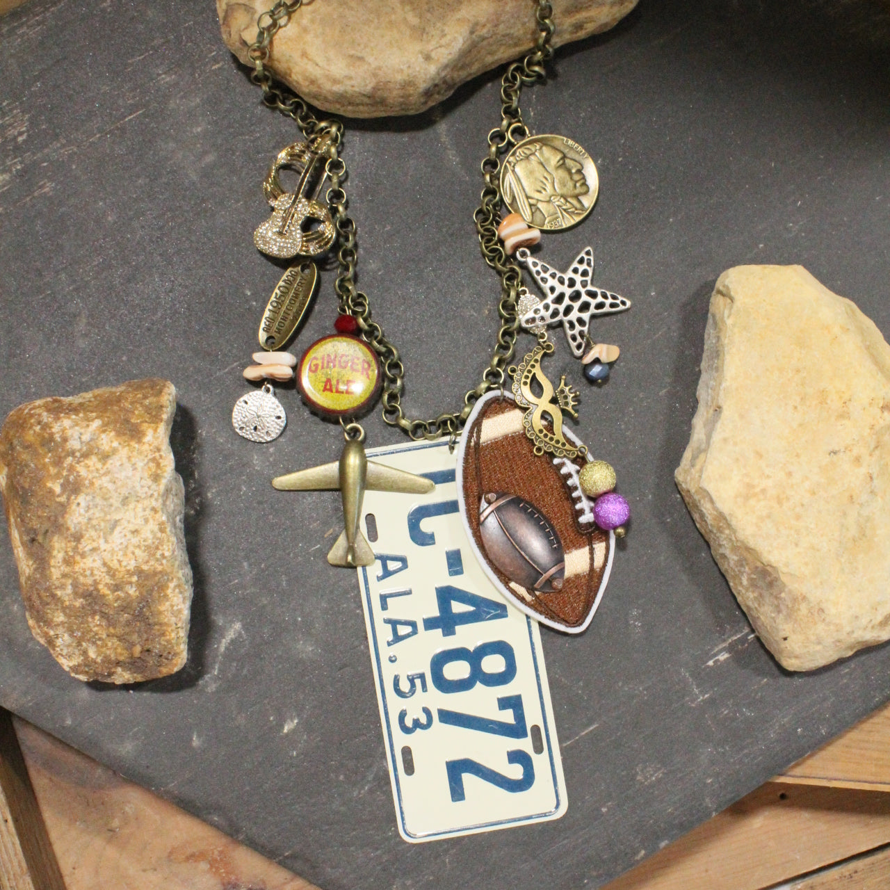 Travel Time In Alabama Layered Necklace